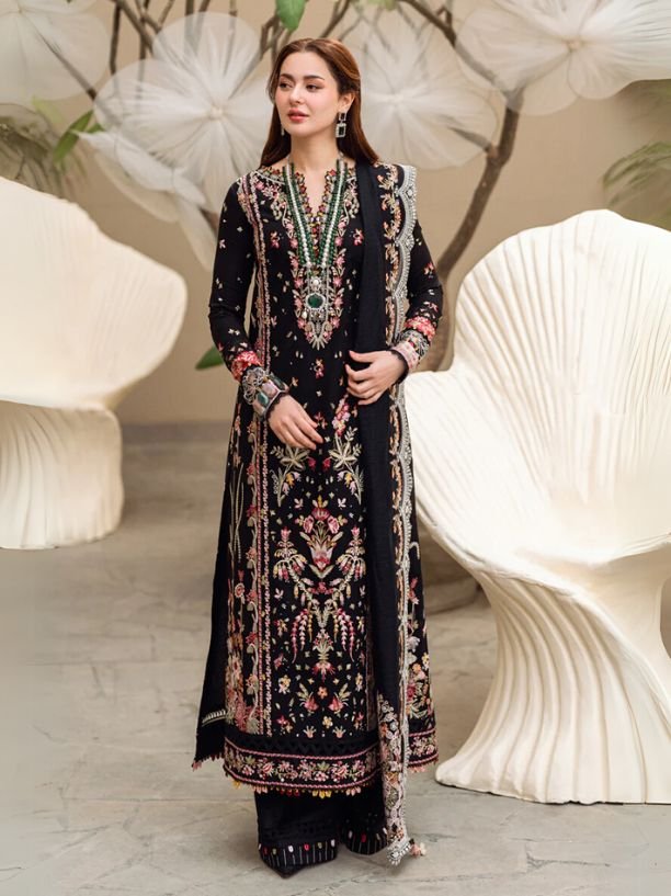 Qalamkar Sahil Luxury Lawn 2025 FK-15 HANNAH